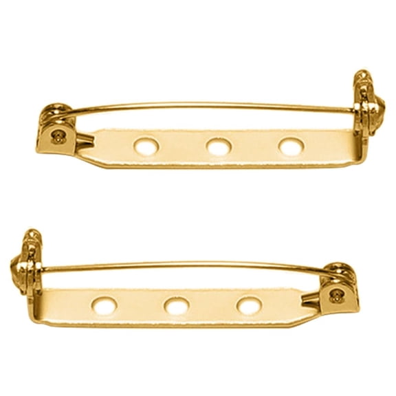 lanema 20pcs Brooches 20 25 30 32mm 2 Color Adhesive Brooches Clip Lapel Pins Pins Base for Jewelry Making