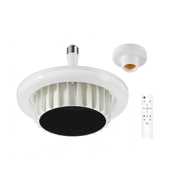 lanema 220V High Power Spirals Electric Heaters Fan Light Energy Saving E27 Remote Control Warm Air Lamp Ceiling Fan Light