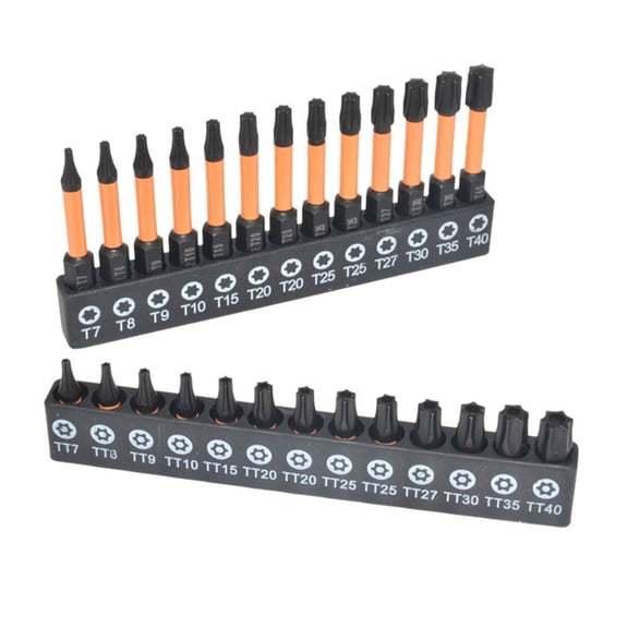 lanema 25/50mm Magnetic Torx Screwdriver Bit T7 T8 T9 T10 T15 T20 T20 T25 T27 T30 T35