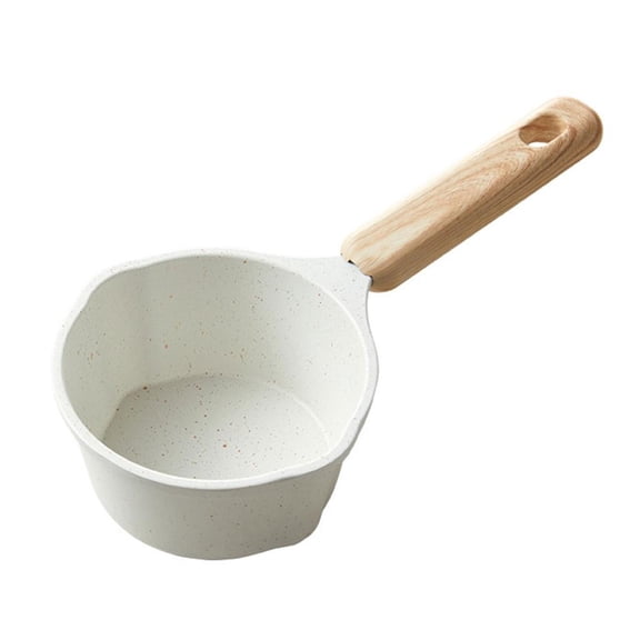lanema 250ml Nonstick Frying Pans Butter Warmer Chocolate Melt Pans Milk Pots Small Cookware with Long Handle Saucepan