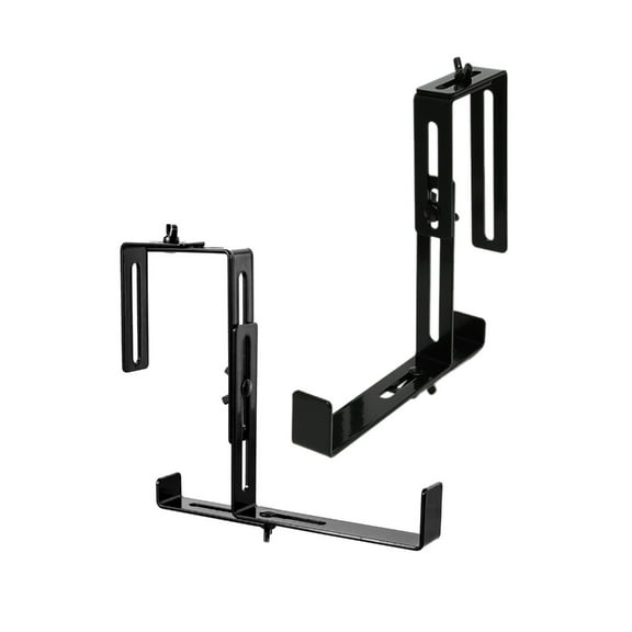 lanema 2Pcs Adjustable Window Planter Box Brackets Wall Mount Holder Outdoor Hanging