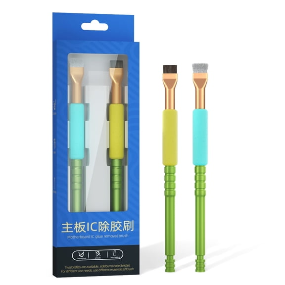 lanema 2Pcs Cleaning Brush for Mobile Phone Cleaning Mainboard Circuit IC Cleaning Mobile Phone Repairing Soldering Cleaning
