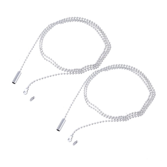 lanema 2pcs Ceiling Fan Pull Chain Extension Beaded Extension Chains with Connectors