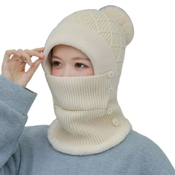 lanema 3 in 1 Face Balaclava Windproof Winter Ear for Protection Outdoor for Men W