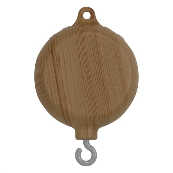 lanema 35 Songs Baby Music Box Wood Rotary Mobile Crib Bed Movement Mobile Musical Newborn Crib Holder Arm Bracket Rattle