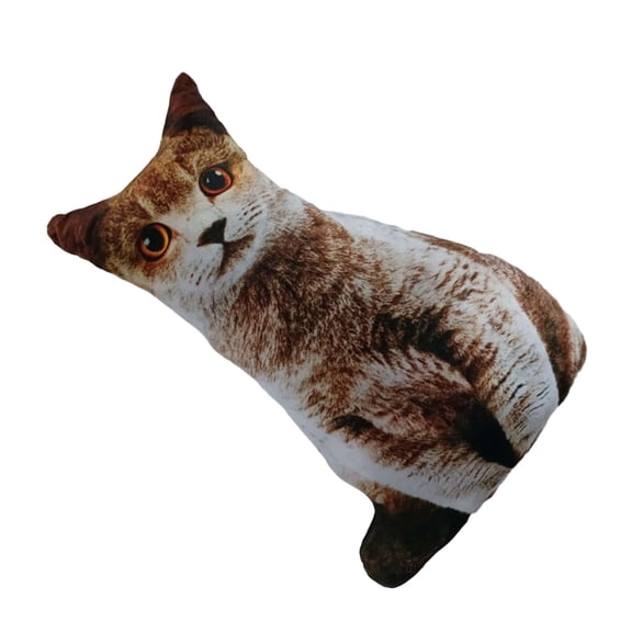 lanema 3D Cat Pillow Pet Cushion Toy Stuffed Animal Cat Picture Pillow Sofa Car Cushion