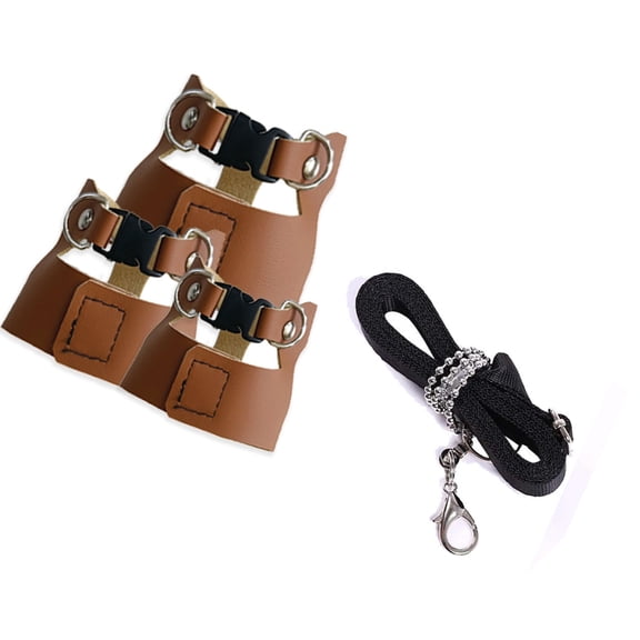 lanema 3Pack Comfortable Ferrets Squirrels Harnesses Pet Harnesses Leashes Regulable