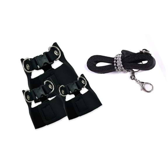 lanema 3Pack Comfortable Ferrets Squirrels Harnesses Pet Harnesses Leashes Regulable