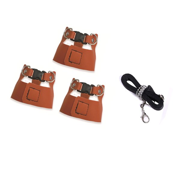 lanema 3Pack Comfortable Ferrets Squirrels Harnesses Pet Harnesses Leashes Regulable