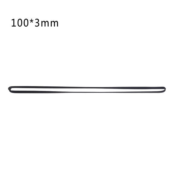 lanema 3mm Wide Flat Drive Belt for LP Vinyl Record Player Phono Belt-Driven Turntables