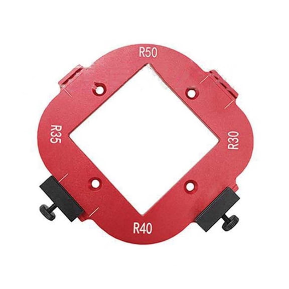 lanema 4 in 1 Woodworking Angle Corner Positioning Mold Woodboard Arcs Cutting Auxiliary Template Woodboard Positioning Tool