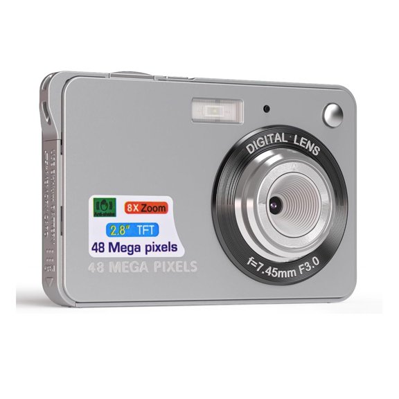 lanema 48MP Teen Digital Camera Lightweight Vloggings Camera Perfect for Travel