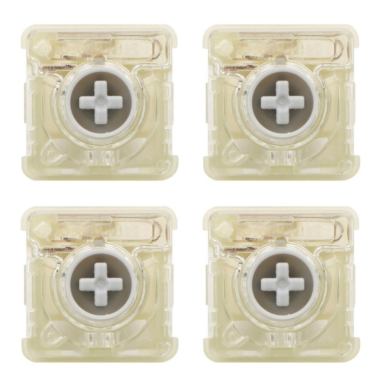 lanema 4PCS Cherry MX Low Profile RGB Red/Silver Switch (4Pcs