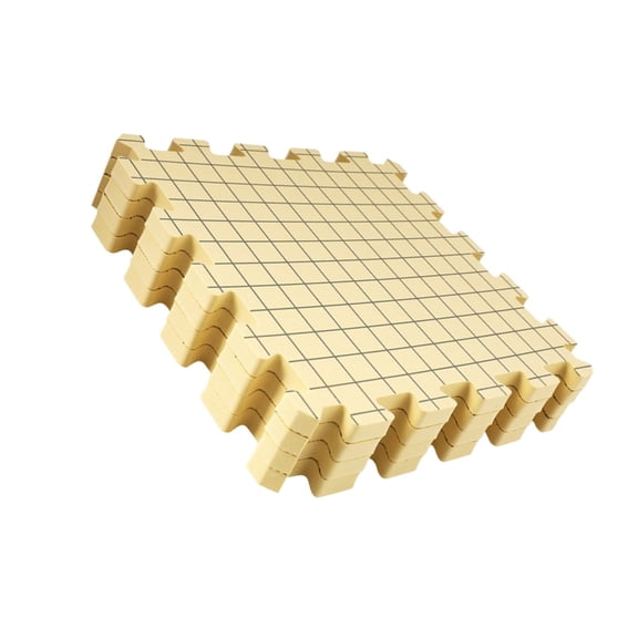 lanema 4Pcs Gridded Knit Blocking Mat 12.6x12.6Inch Foam Knitting Blocking Board With Marking For Crochet Yarn Crafting Project
