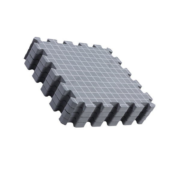 lanema 4Pcs Gridded Knit Blocking Mat 12.6x12.6Inch Foam Knitting Blocking Board With Marking For Crochet Yarn Crafting Project