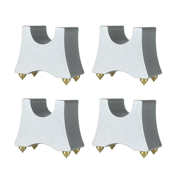 lanema 4Pcs Speaker Spikes Support Metal Trailing Pad Loudspeaker Cable Feet Nails Multifunction Shock Absorber Wire Bracket
