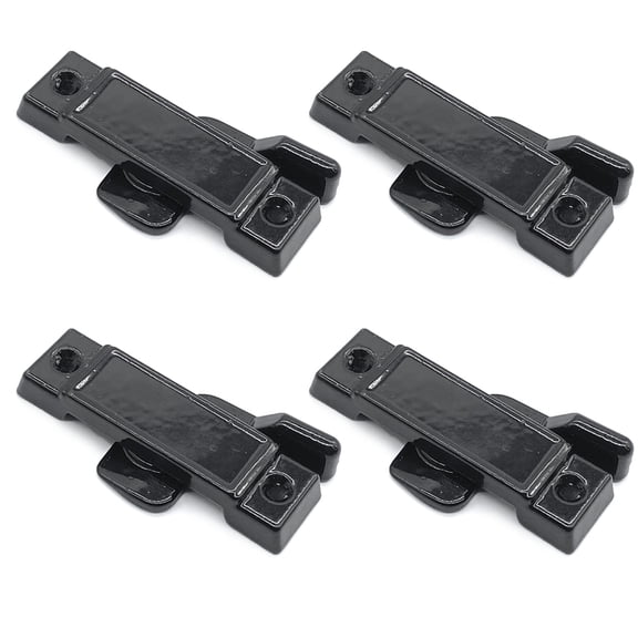 lanema 4pcs Window Sash Lock Set With Screws for Secure Sliding Window Daily Use