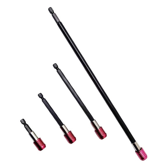 lanema 4x Drill Bit Extension Magnetic Screwdriver Bit Holder Impact Driver Bit Set Bar