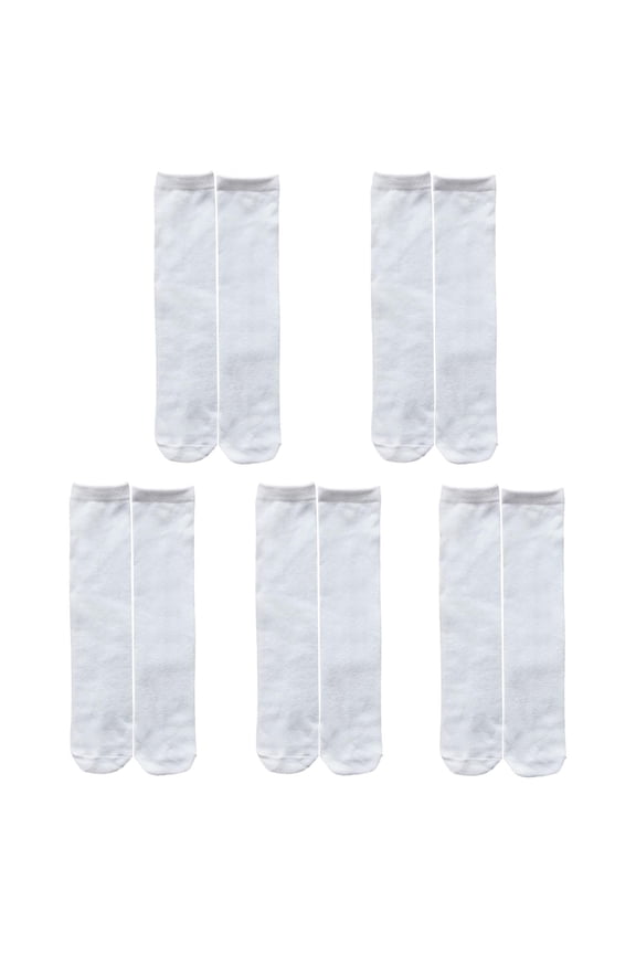 5 Pairs/set Dye Sublimation Sock Socks For Sublimation White Sublimation Socks Create Print Your Own Sock