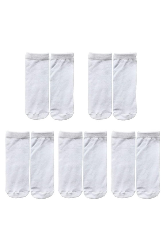 5 Pairs/set Dye Sublimation Sock Socks For Sublimation White Sublimation Socks Create Print Your Own Sock