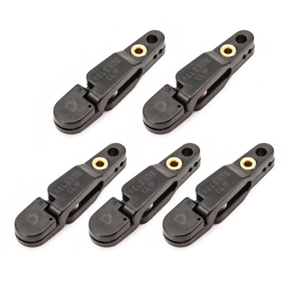 lanema 5 Pcs Portable Fishing Downrigger Clips Heavy Tension Snap Release Clips Leads Line Clip Padded Release Clips