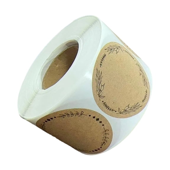 lanema 500 Adhesive Labels for Baking and Gift Decoration Round Sticker with Homemade