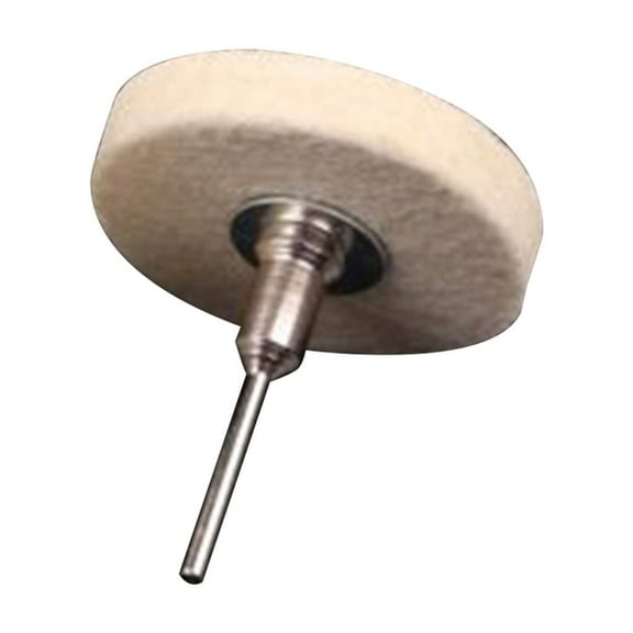 lanema 50mm 2"Compressed Wool Fabric Disc Polishing Buffing Pads for Fine Polishing