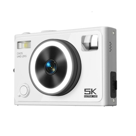 lanema 5K Digital Camera 64MP Sensoring with Autofocus and Beauty Filters Perfectly for Teens and Adults Travel Camera