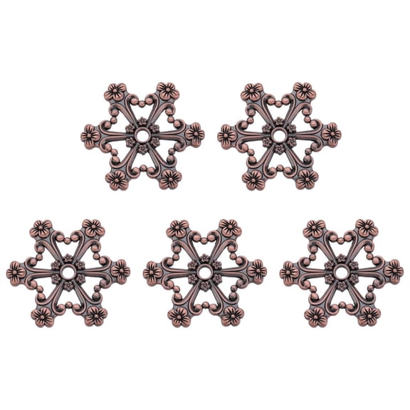 lanema 5Pcs Antique Thread Bobbins Embroidery Thread Bobbin Metal Thread Bobbin Embroidery Thread Winders for Sewing Thread
