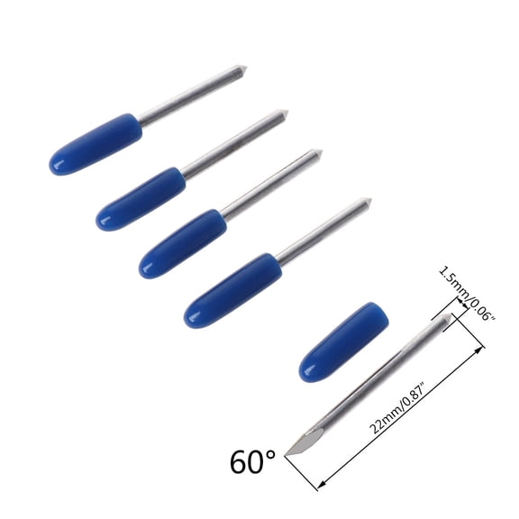 lanema 5Pcs/Set 30° 45° 60° Degree Plotter For Pcut Vinyl