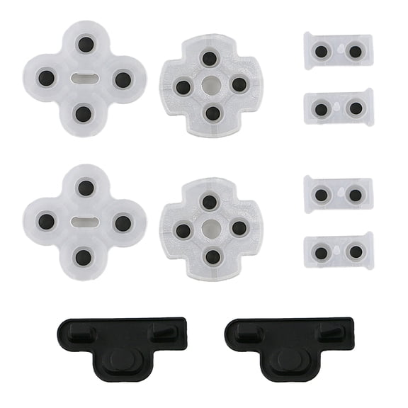 lanema 5Pcs/Set Silicone Conductive Rubber Pad Keypads Replacement for PS3Controller Repair Kit Gaming Accessories