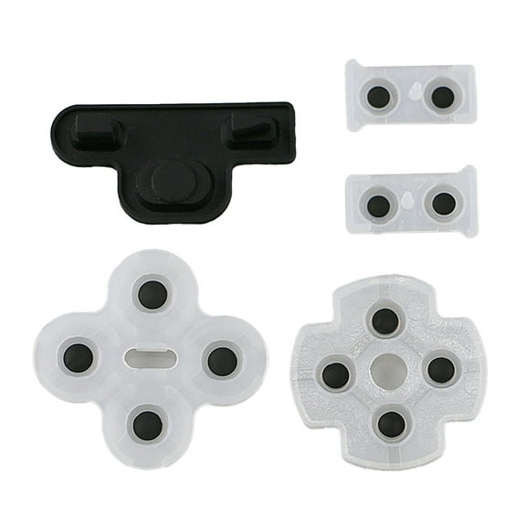 lanema 5Pcs/Set Silicone Conductive Rubber Pad Keypads Replacement for PS3Controller Repair Kit Gaming Accessories
