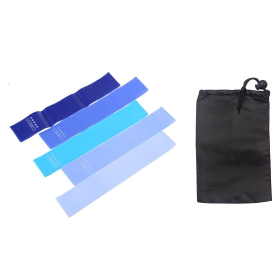 lanema 5Pcs Squatting Resistance Band Fitness Band Nonslip Unisex Hip Circles Rings Resistance Band Elastics Fitness Band Set