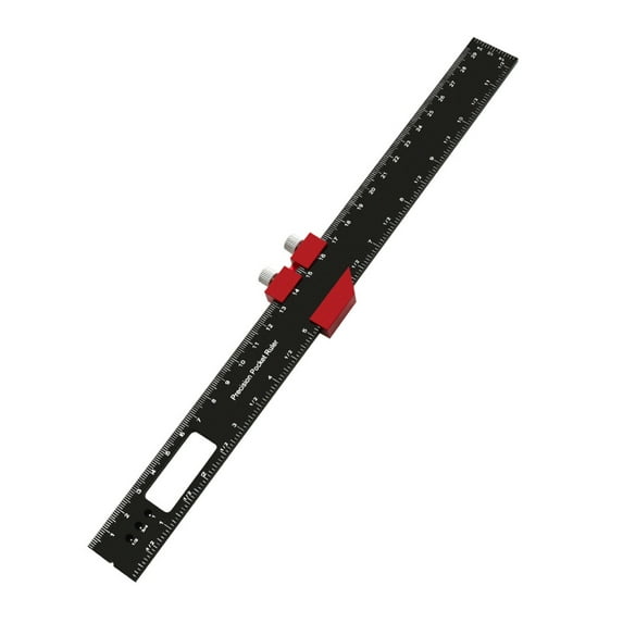 lanema 6/8/12Inch Measuring Marking Gauge Woodworking Ruler Professional Track Ruler Pocket Ruler Slide Ruler Scribing Ruler