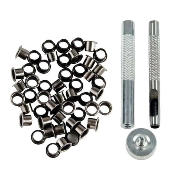 lanema 6mm 7mm Eyelets and Punching Tool Set For Jackets Tents Sheath Making