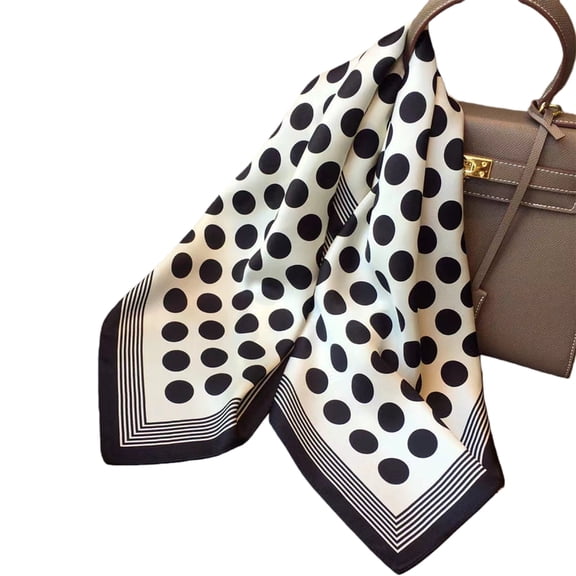 lanema 70x70cm Fashion Scarf Multipurpose Headwear Soft Polyester Womens Accessory