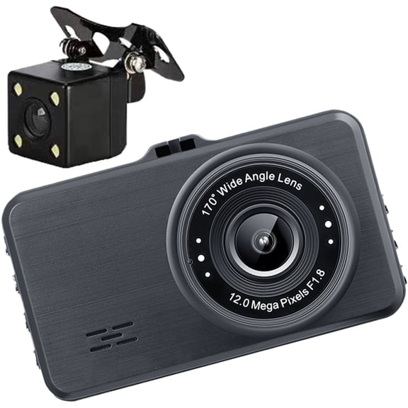 lanema 720P Dashcam 3inch IPS Display Screen 16:9 360x640 Car Driving Recorder Support Cycle Recording for Front or Rear View