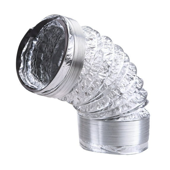 lanema 8/4meter Aluminum Foil Hoses Ventilations Exhaust Pipe Exhaust Hood Pipe Air Ducts 120mm Diameter