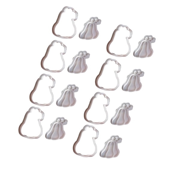 lanema 8 Pack Biscuit Molds Baking Accessories Cats Shape Cookie Moulds Biscuit Molding