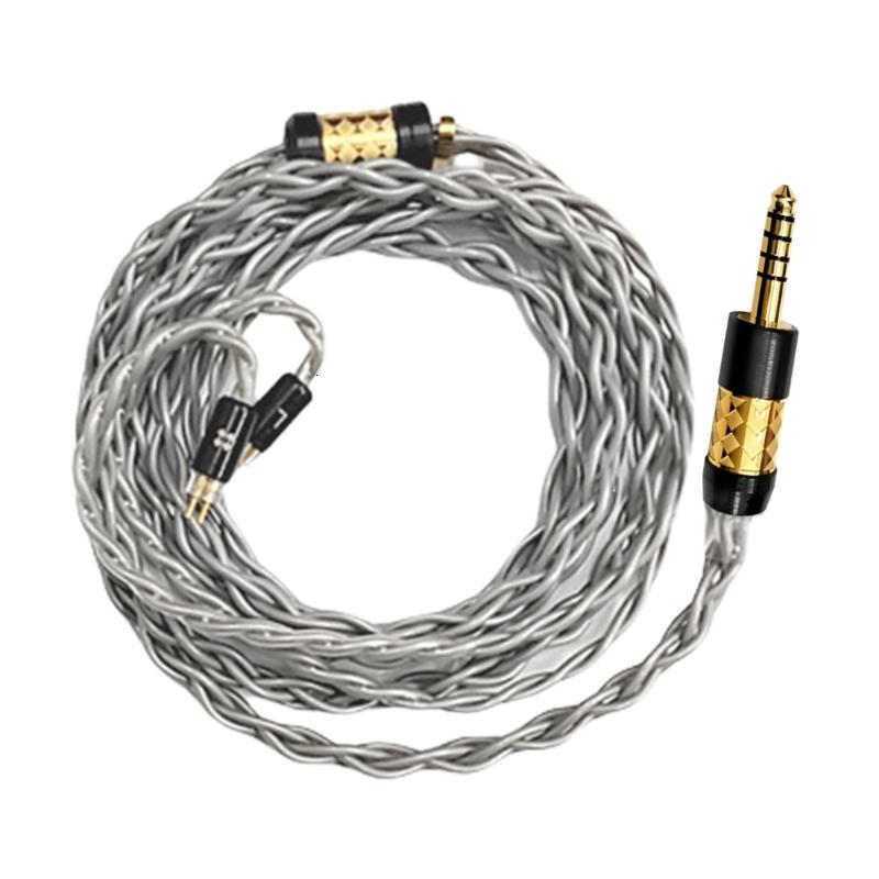 lanema 8Core TRS Earphone Cable 0.78mm 2 Pin Connectors for Enhanceds Sound Output