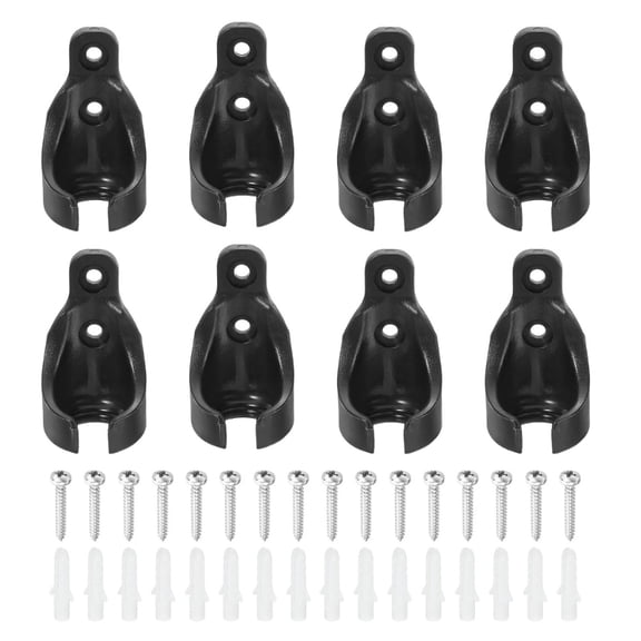 lanema 8Pcs Easy Mounting Brackets Adjustable Universals Fit With Screws Expansion Tube