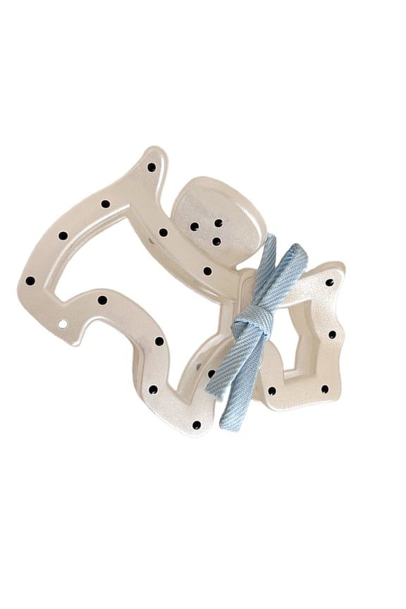 Acrylic Hair Claw Clip Cute Dot Bows Shape Hair Accessory Cartoon Hair Decors