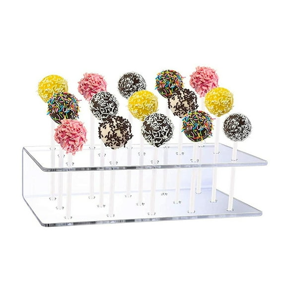 lanema Acrylic Lollipop Rack 15 Hole Transparent Candy Rack Display Lollipop Holder