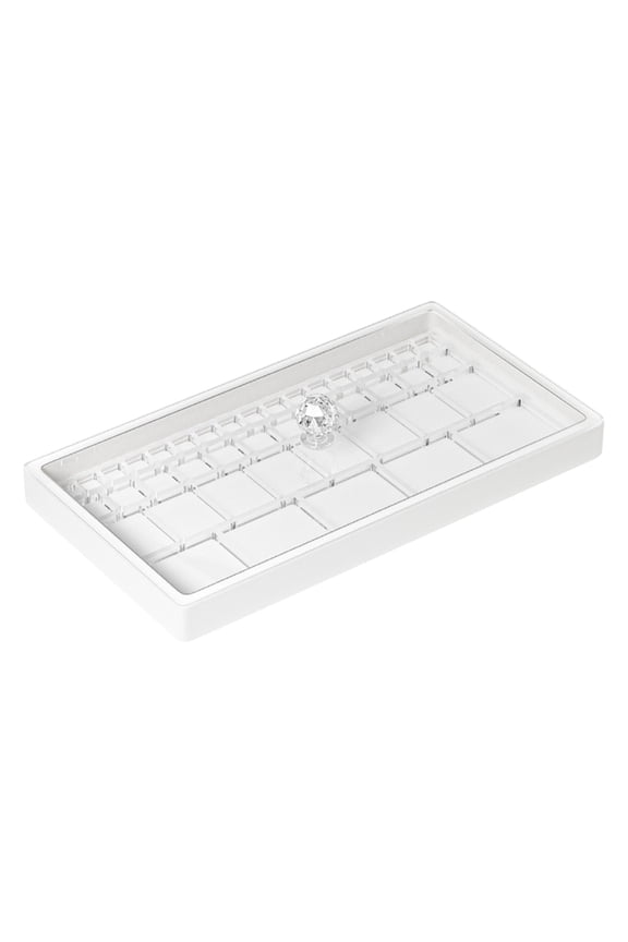 Acrylic Watch Organizer with Multi Functional Dividers Anti Dust Tray Guard