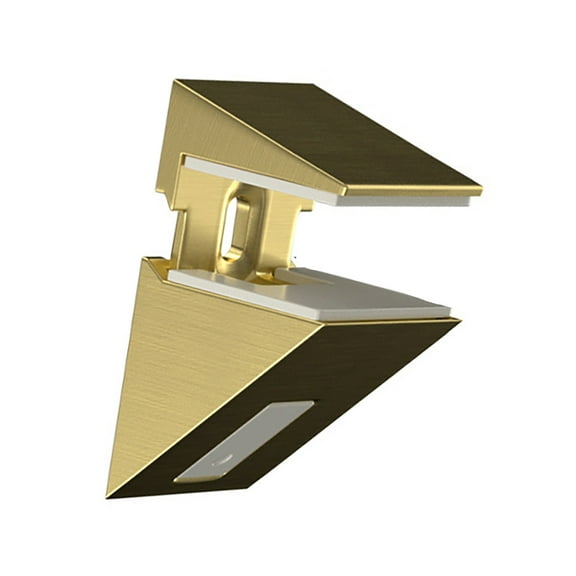 lanema Adjustable Glass Shelf Brackets Sturdy Zinc Alloy Clamp for Bathroom Wall Mounted Glass Shelves 3 20mm Thickness