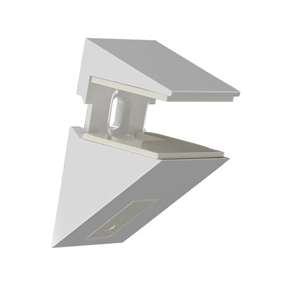 lanema Adjustable Glass Shelf Brackets Sturdy Zinc Alloy Clamp for Bathroom Wall Mounted Glass Shelves 3 20mm Thickness