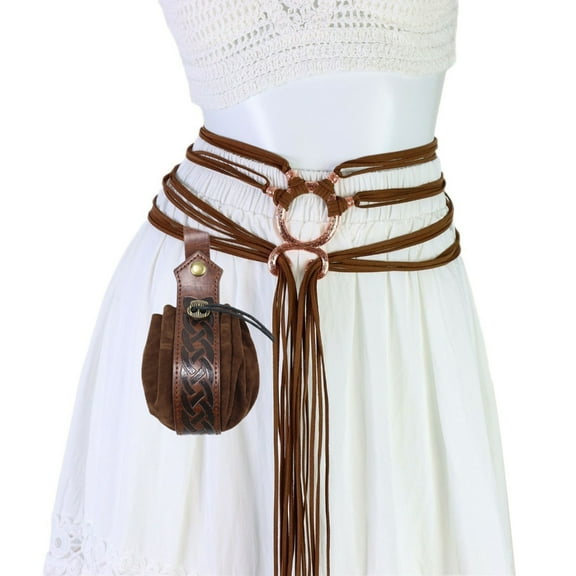 lanema Adjustable Medieval Victorian Belt And Waist Pack Set For Women Renaissant Costume Belt Witch Decoration Accessory