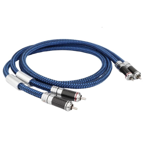 lanema Advanced 4Core Silver Plateds 2RCA to 2RCA Male to Male Sound Cable for Amplifiers and Speaker Connection for All Users