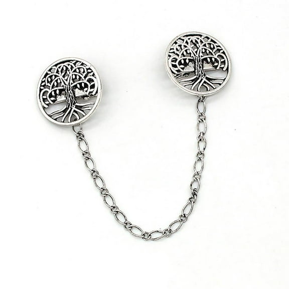 lanema Alloy Sweater Chain Clip Fashionable Cardigan Brooch Pin Clothing Fastener Elegant Outfit Accessory for Fashion Lovers