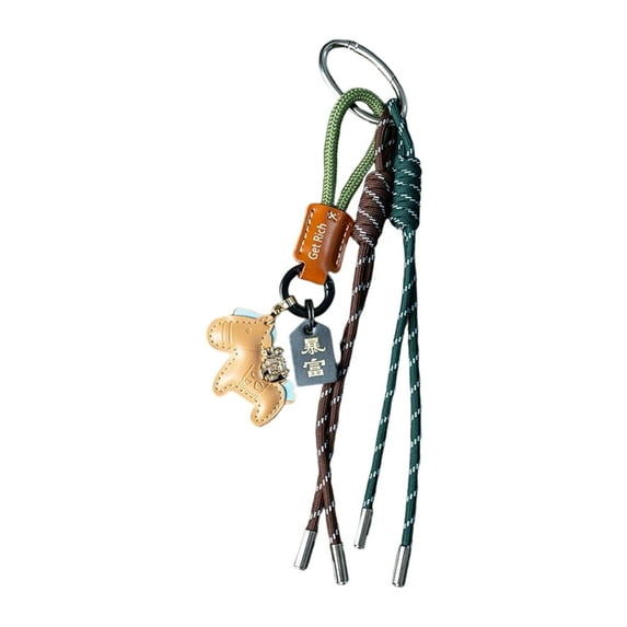 lanema Alloy and Rope Star Tassels Accessory Backpack Charm Festival Party Decoration Key Ornament for Bags and Event
